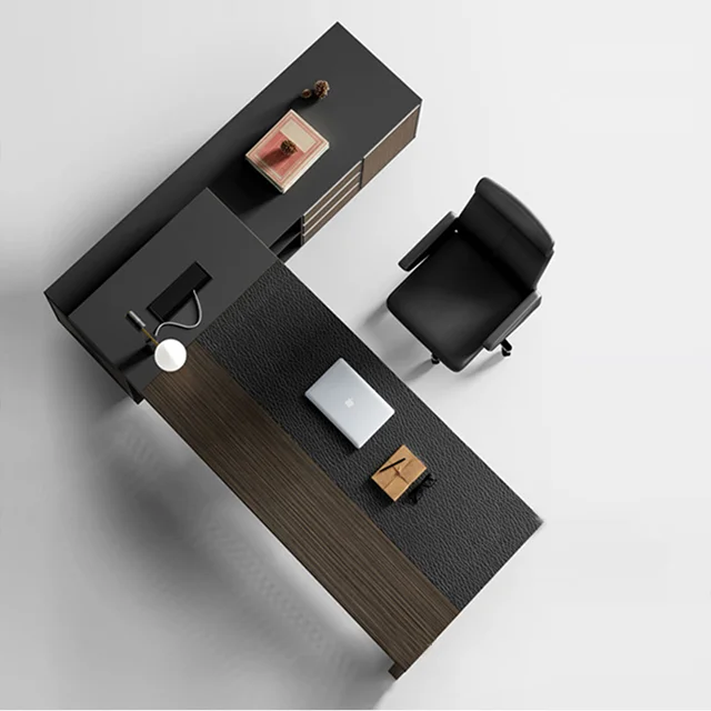 Новинка 2020, директорский стол, директорский офисный стол, 50 мм, L-образный стол, МДФ, стол руководителя, мебель, офисный стол, дизайн