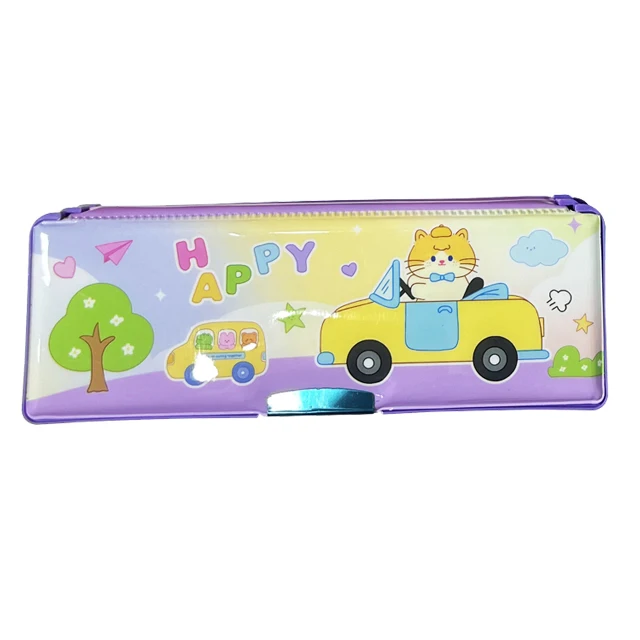 Cartoon Stereoscopic Large Capacity Multifunctional Pencil Case Stationery Bag for Gift Use