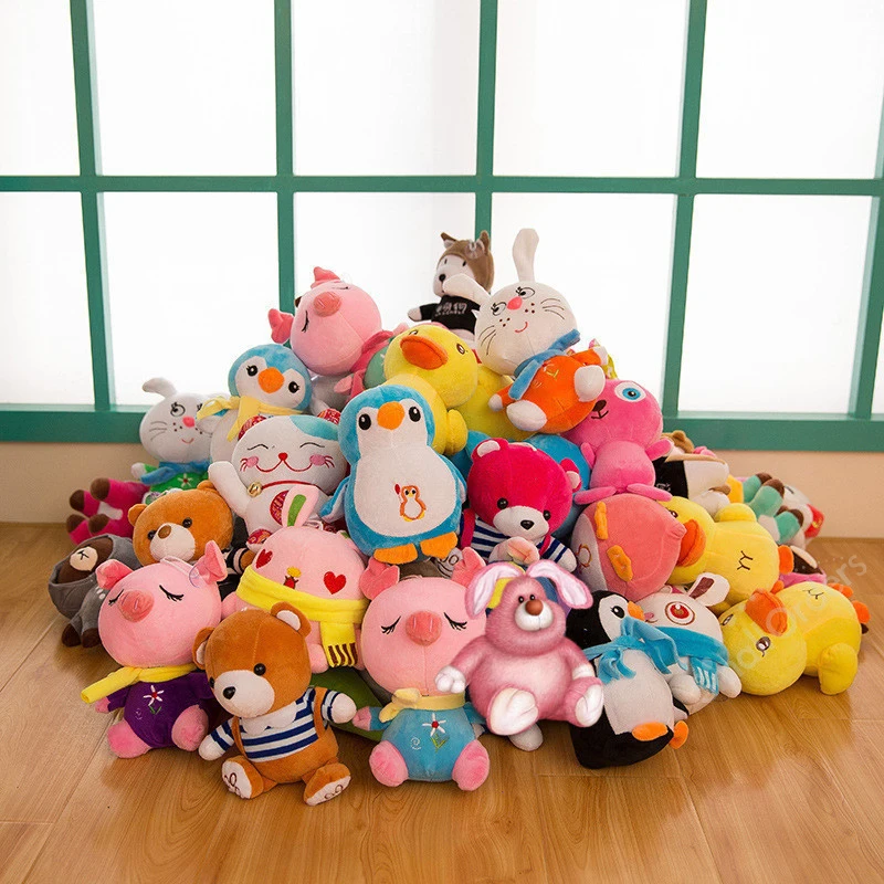 Custom Promotional Business Soft Stuffed Lucky Animal Plush Doll Customized Brand Logo Mascot Plush other Holiday Gifts Supplies