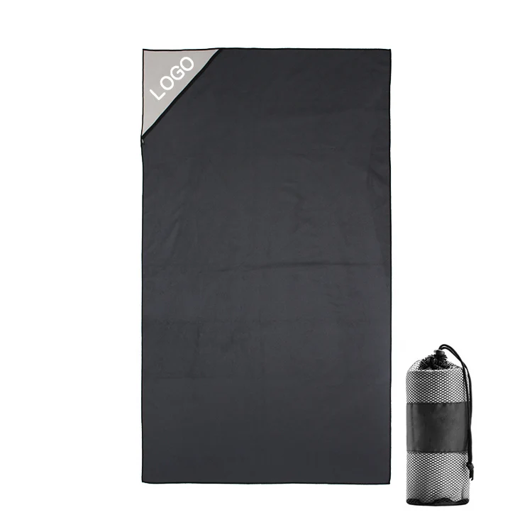 Customised gym  microfiber quick dry  towel sport towel fitness towel with zip