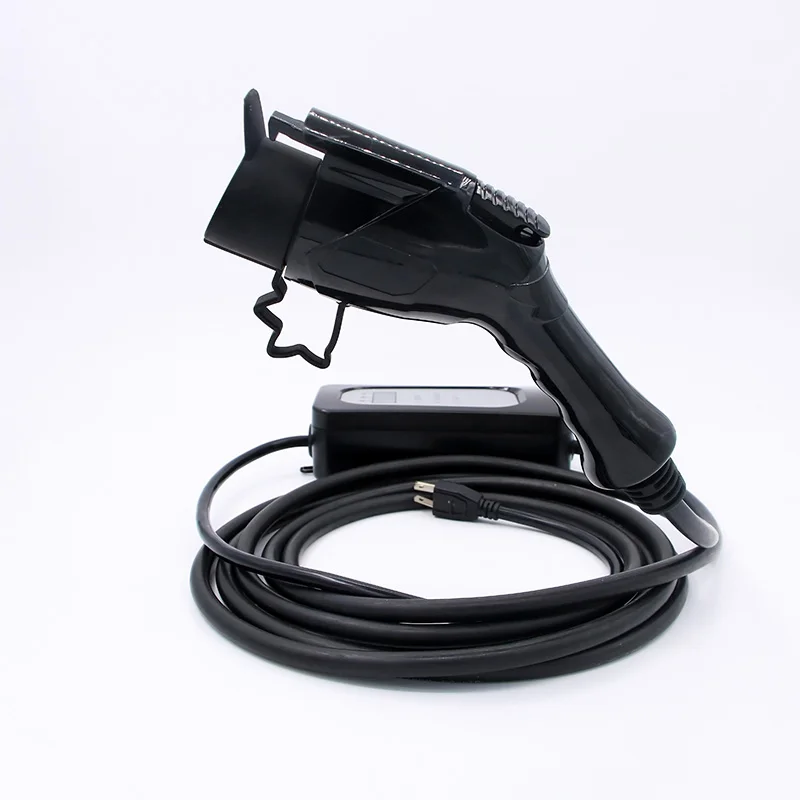 Кабель ev 32a evse sae j1772 220v зарядное устройство cee штекер