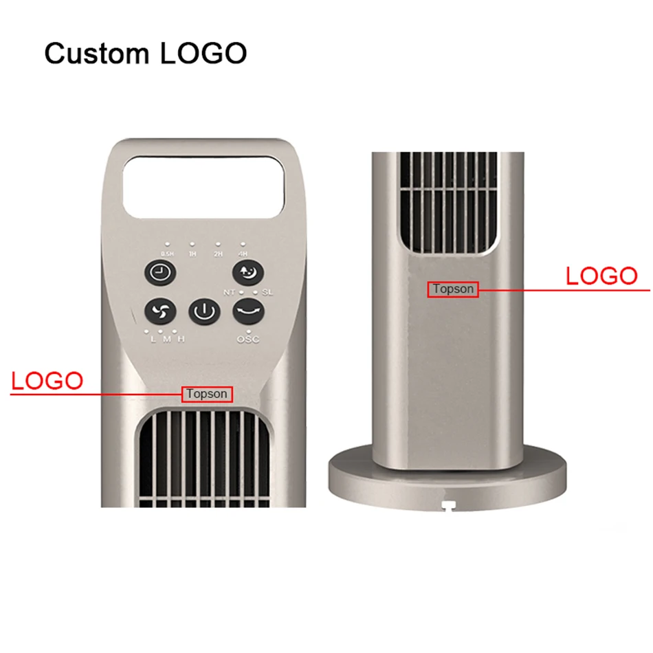 Cheap bladeless fans air cooling standing tower fan with remote control tower & pedestal fans