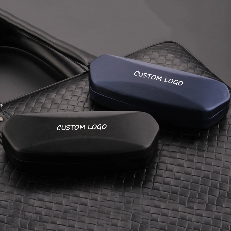 Polygon Hard Shell Glasses Case Box Pu Case Retro Light Portable Eyeglasses Case