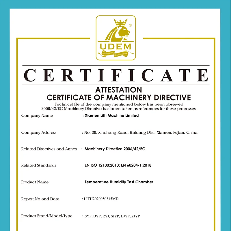 -70C~180C 50L~1000L Programmable Temperature and Humidity Test Chamber