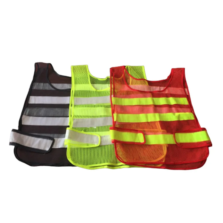 Оптовая продажа, индивидуальный светоотражающий жилет безопасности для строительных работ