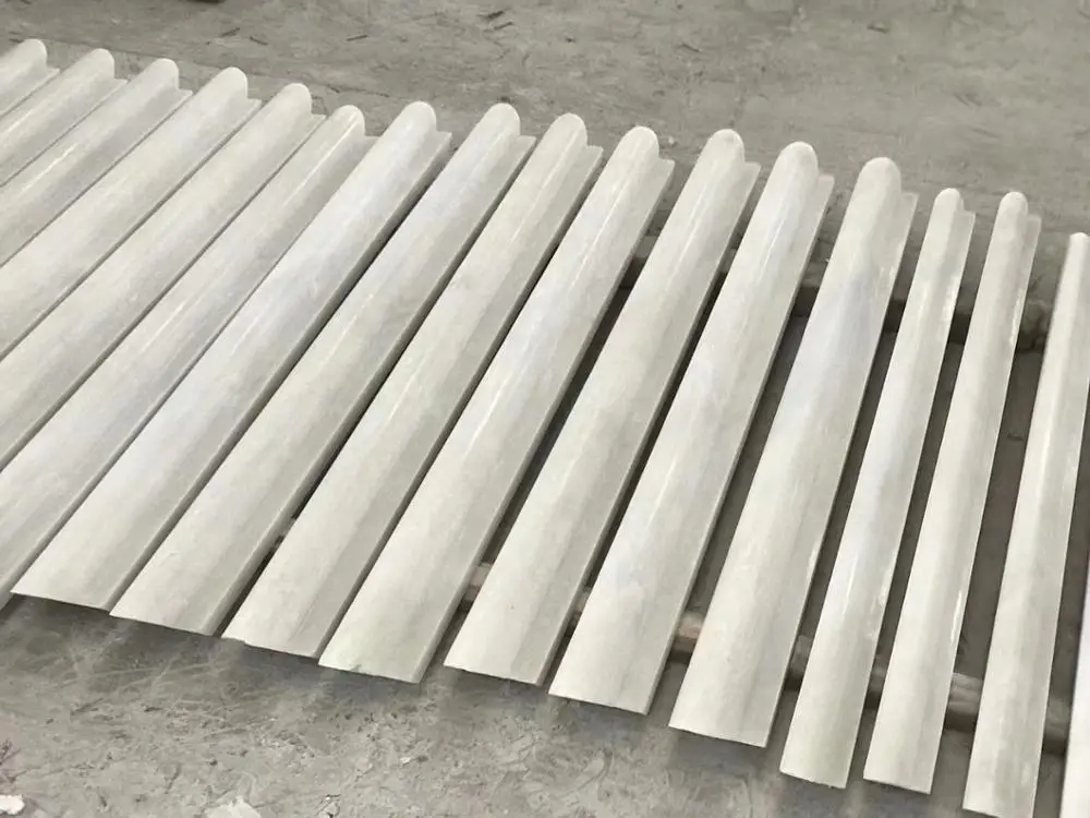 decorative cladding of corinthian marble columns for house