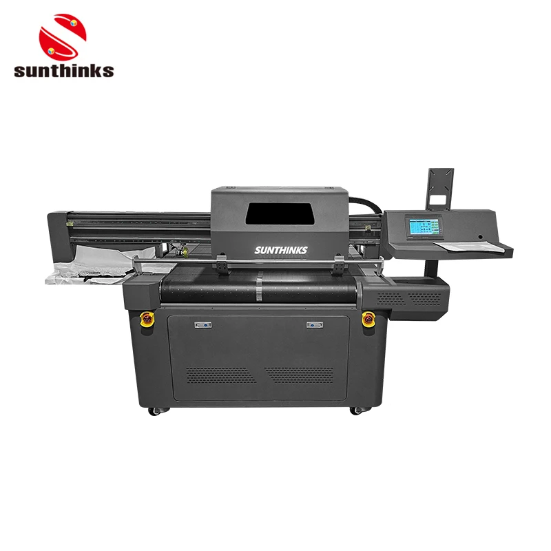 Sunthinks SC600 Large Format A3 Printhead QR Code/Varcode/Text Variable Data Printing One Pass Corrugated Cardboard Printer