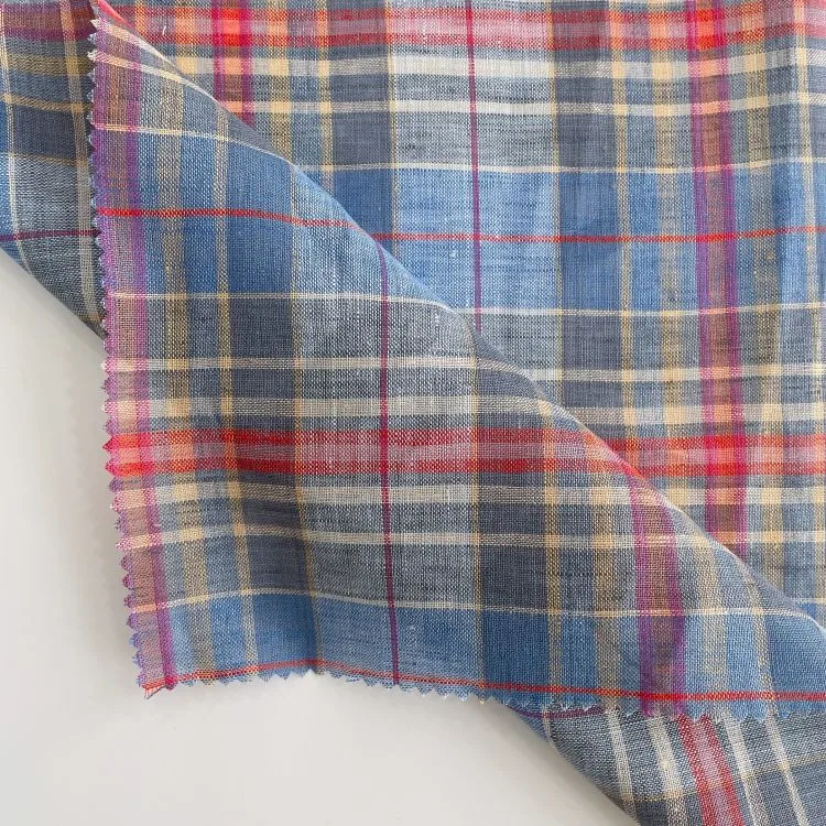 OEM качественный кампусный костюм, клетчатая ткань, синяя дышащая детская одежда, льняная ткань с принтом