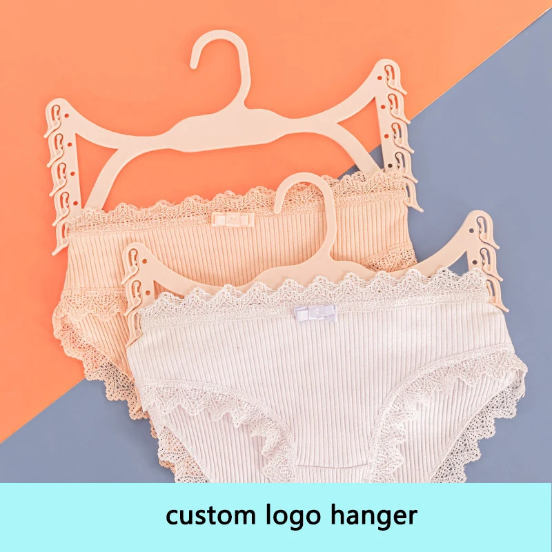 Custom 5-Layer Plastic Underwear Hanger Space Saving Clothes Display Hook for Garment & Lingerie