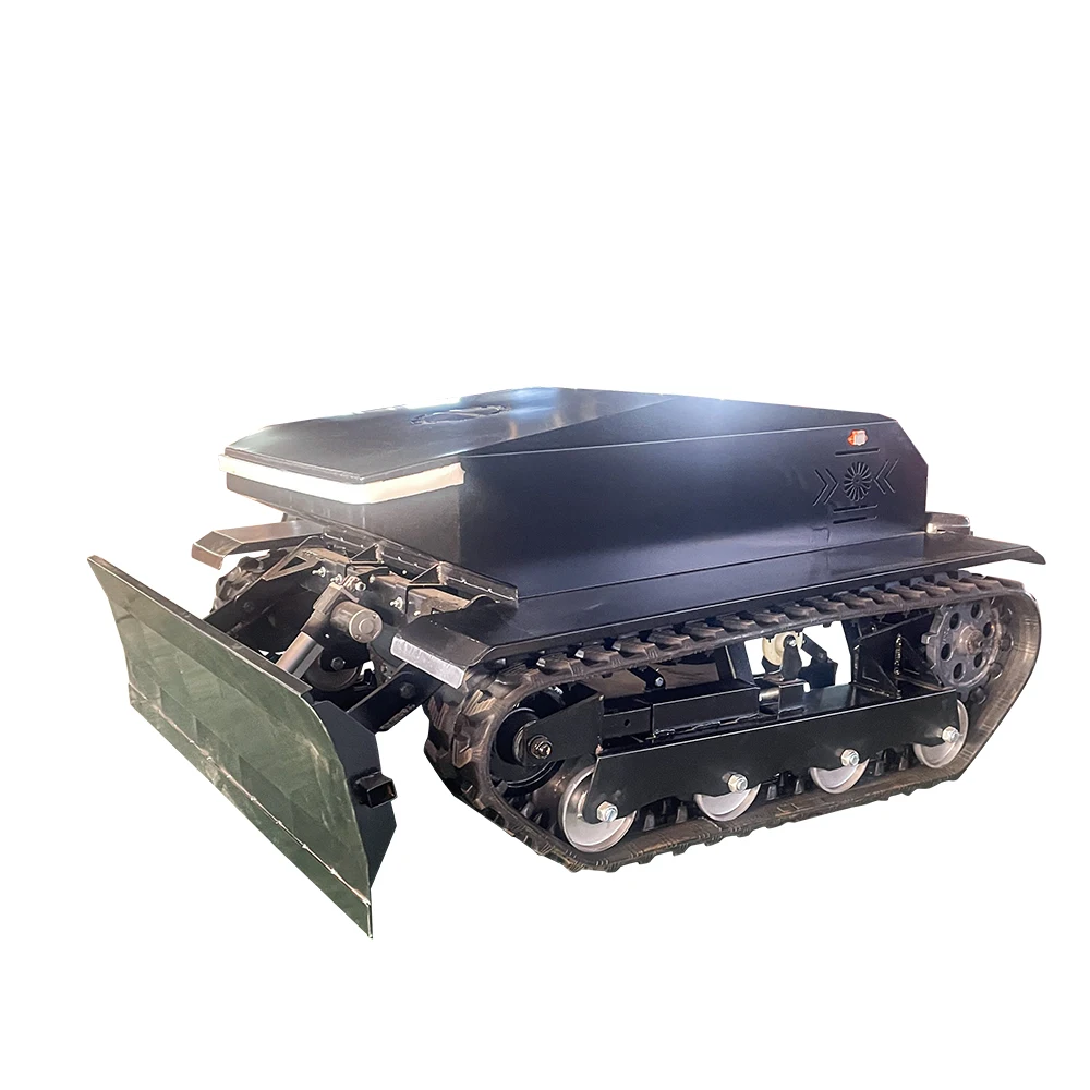 Factory Supply Small Remote Control Crawler Mower Mini Grass Cutter Gasoline Engine Lawn Mower