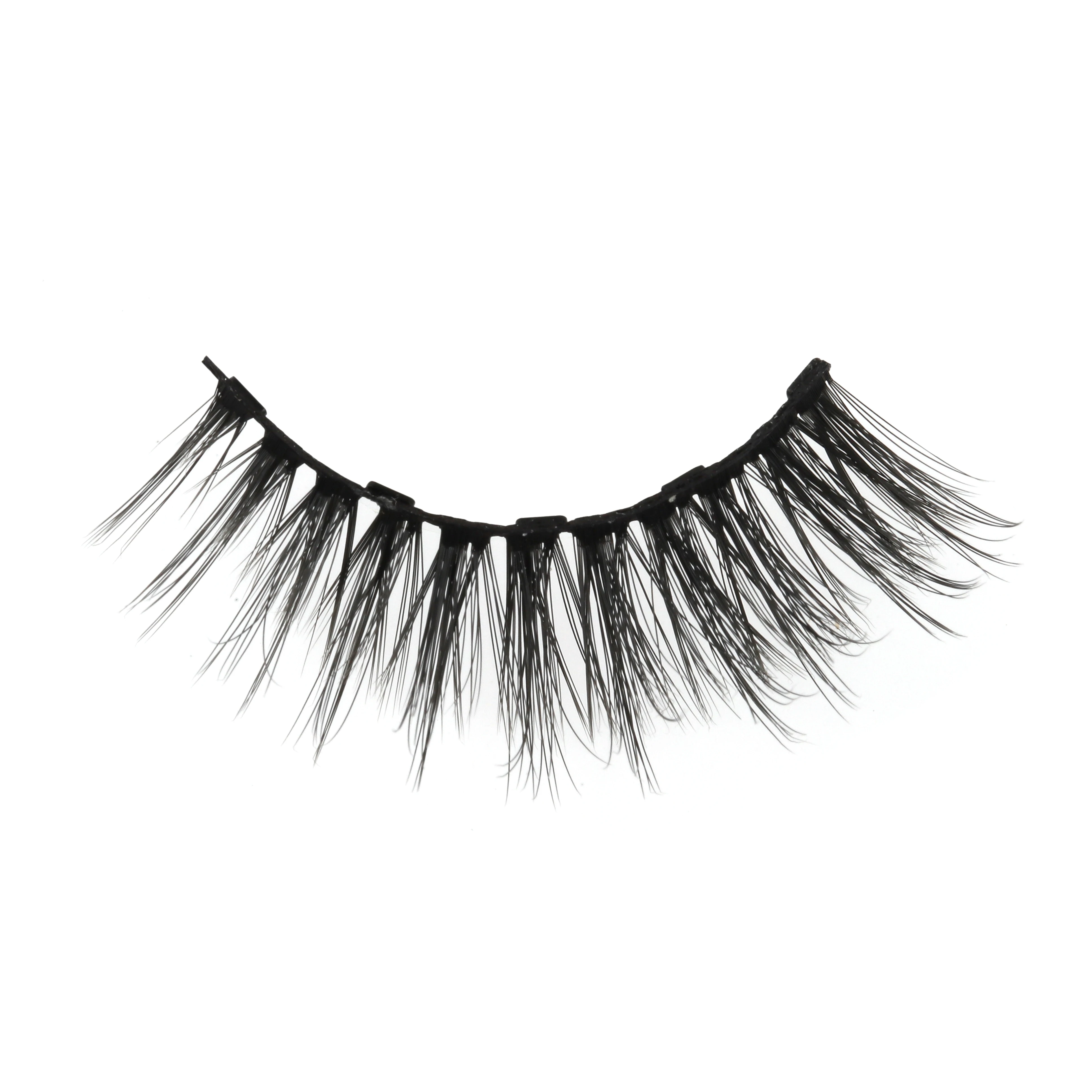 New wholesale magnetic lashes wholesale no glue natural  full strip  false magnetic eyelashes