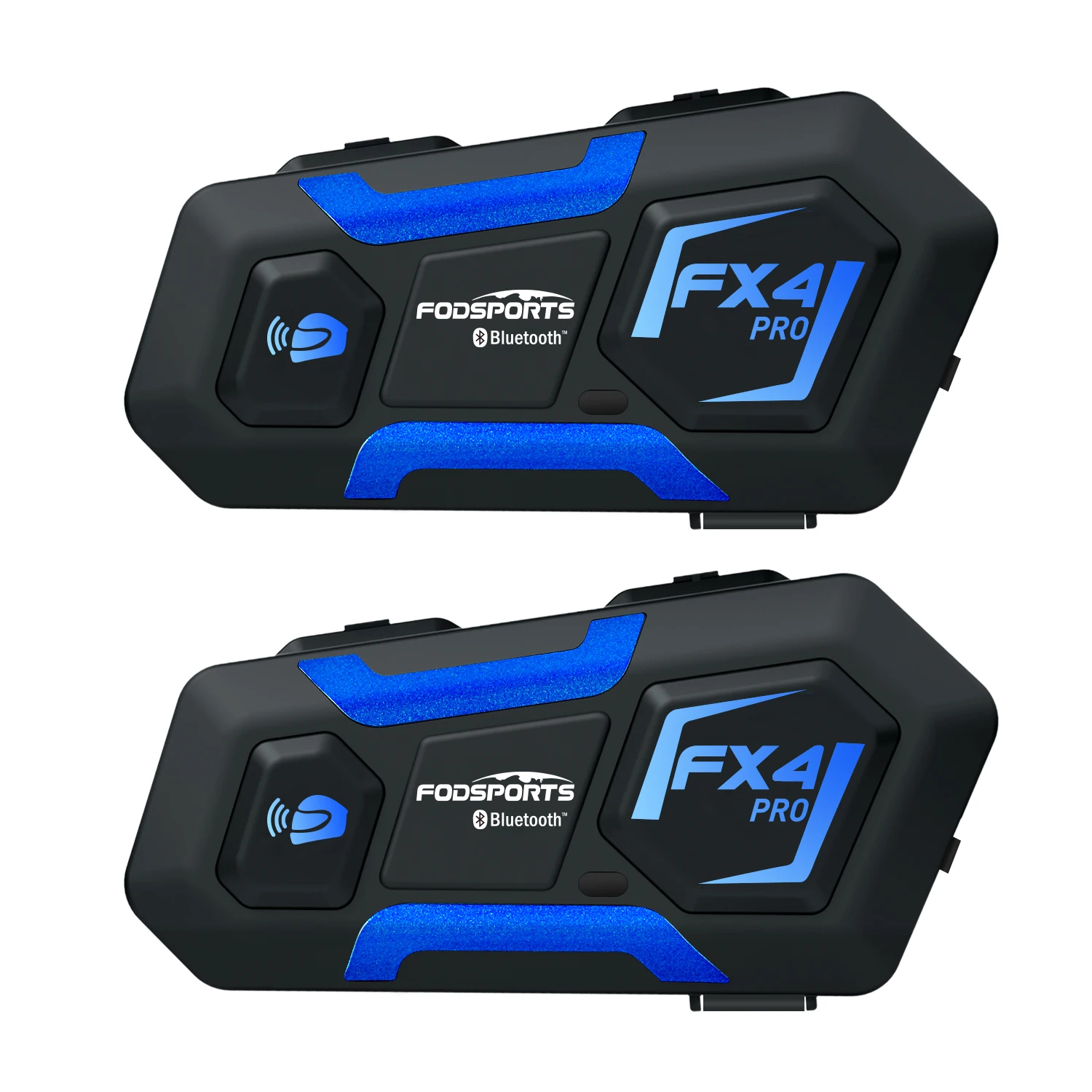  2 шт. Fodsports FX4 pro 1 км интерком для футбольного судьи связь с мотоциклом