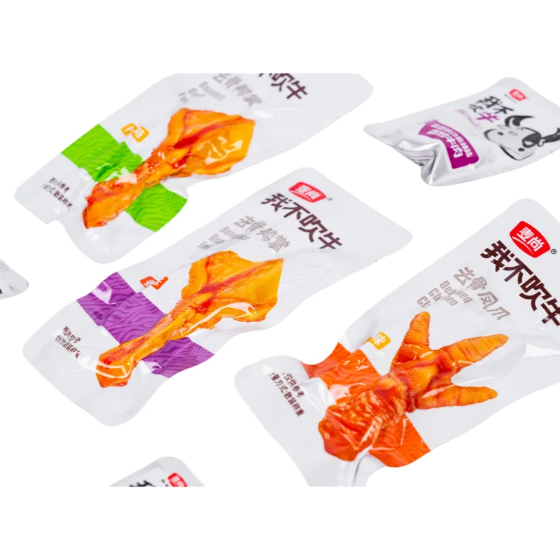 Customized Printed  High Temperature Resistance Cooking Bag Three Side Seal Bag Packaging Bag