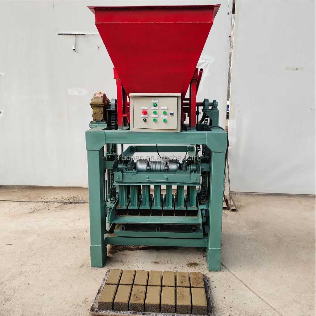 4-40A  mobile brick making machinery	machine for cement blocks