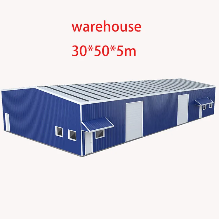 Prefabricated warehouse/workshop/hangar/hall steel structure price