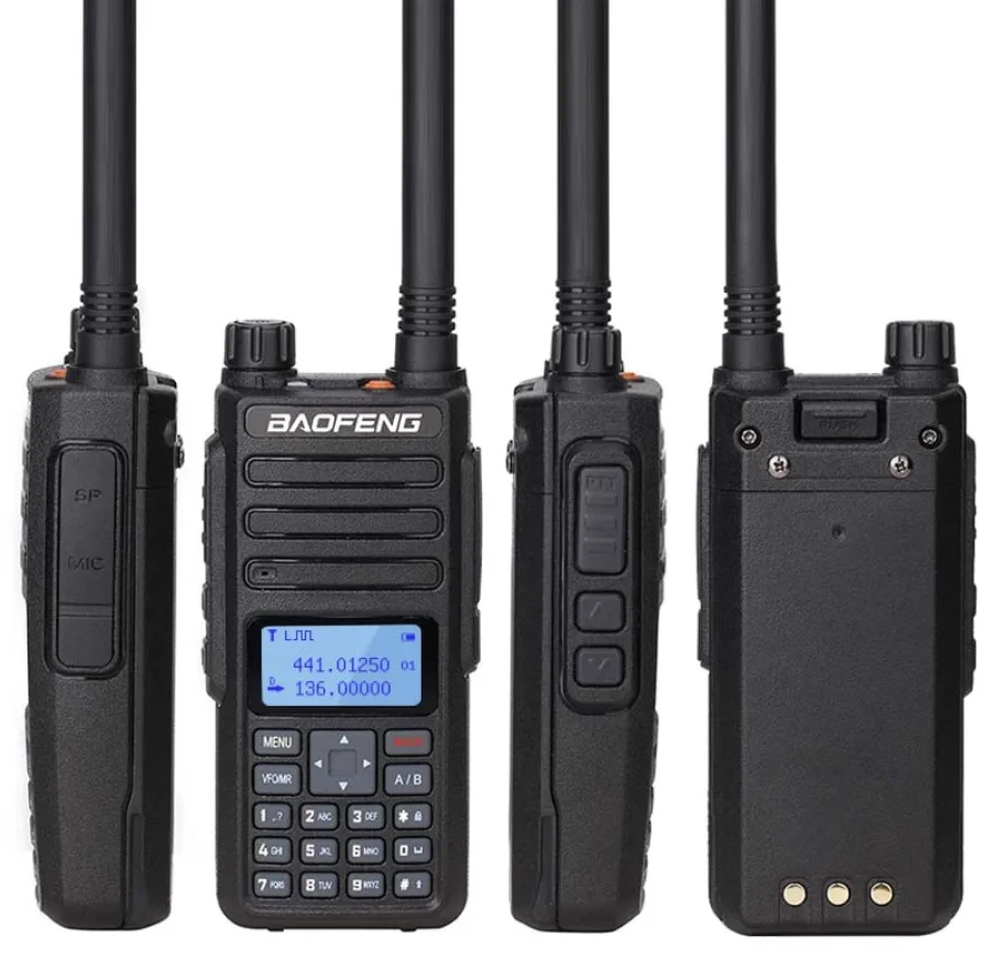 Новинка BAOFENG BF-H6 иди и болтай Walkie Talkie “иди и 10 км 20 30 км 10W с большим радиусом действия Dual band Мобильный трансивер 136-174 & 400-470 МГц передатчик двухстороннее радио