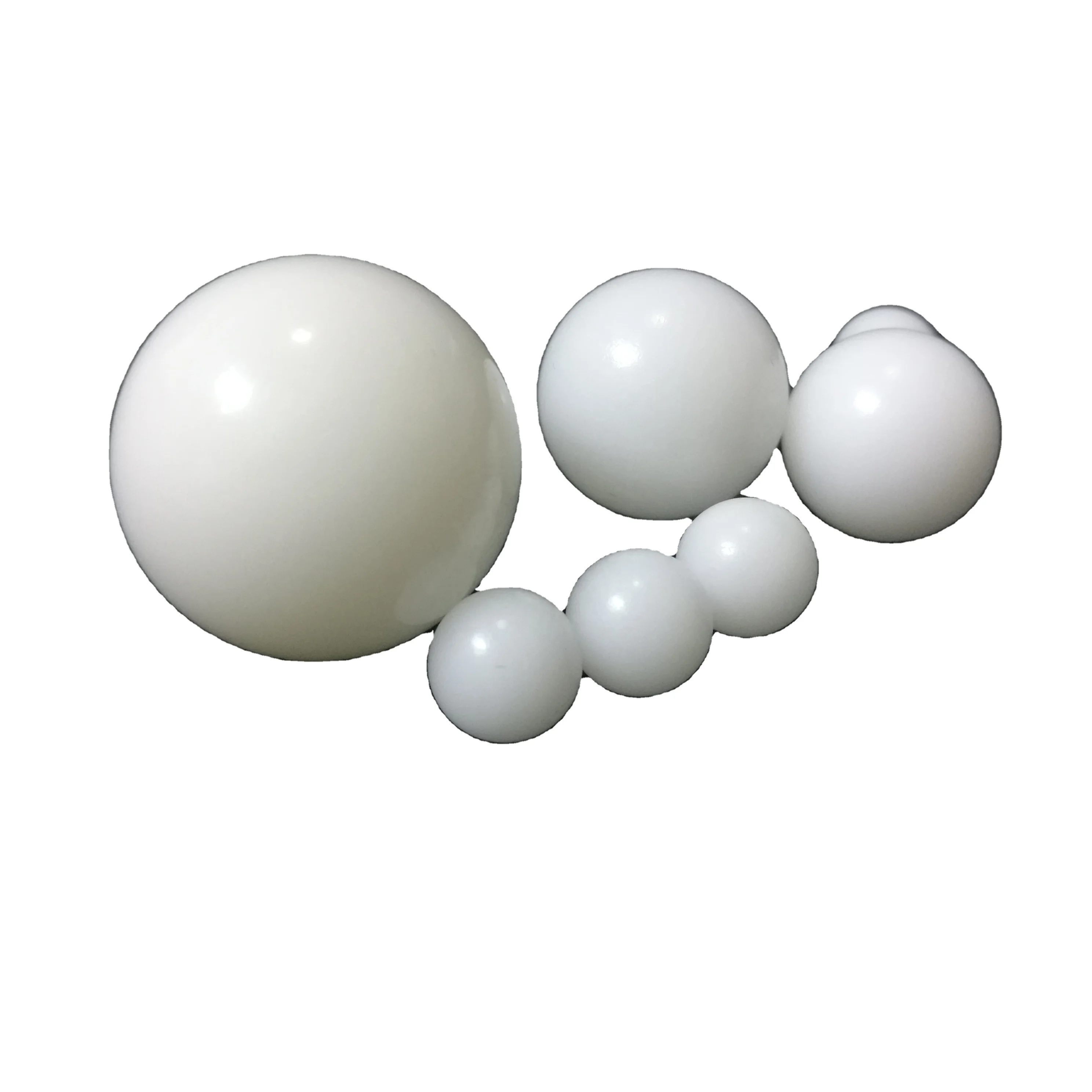 20mm white solid Nylon PP POM hard plastic ball