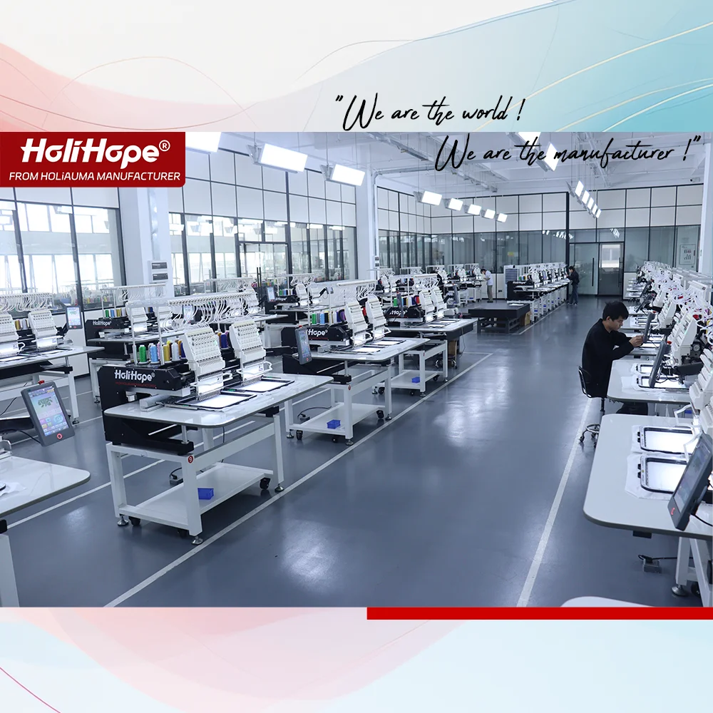 HOLiAUMA  2 head flat embroidery machine computerized used embroidery machine tajima japan embroidery machine spare parts price