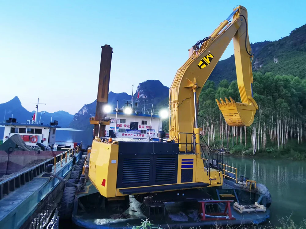 HW Extension Arm Long Reach Boom Arm Construction Equipment Attachments Excavator Accessories