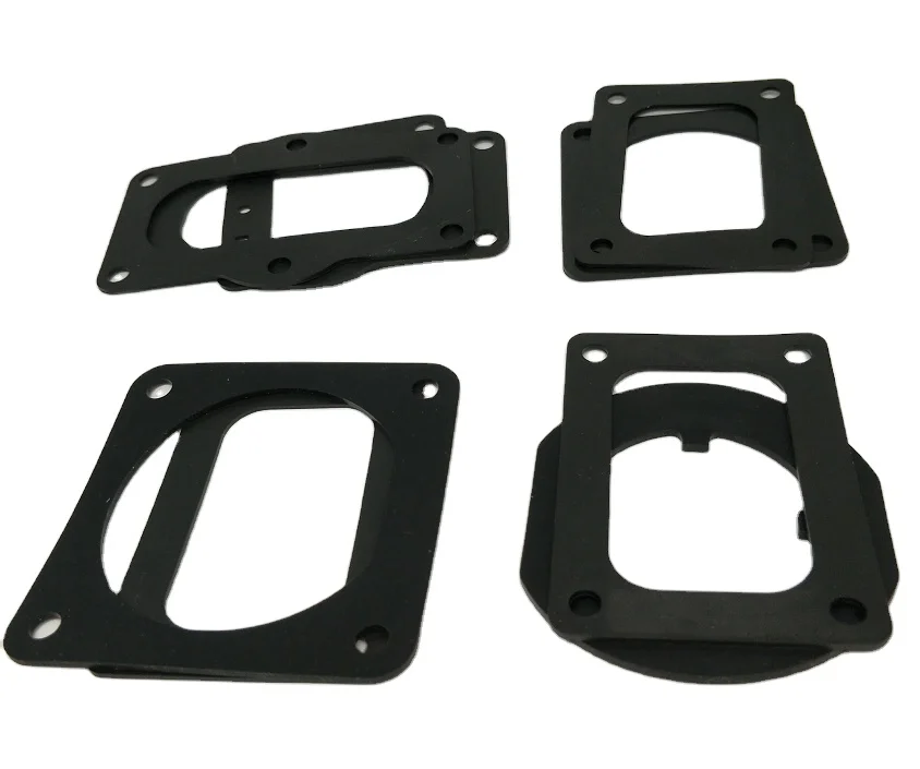 OEM customized Molded silicone Rubber flange gasket rubber sheet silicone rubber molded parts