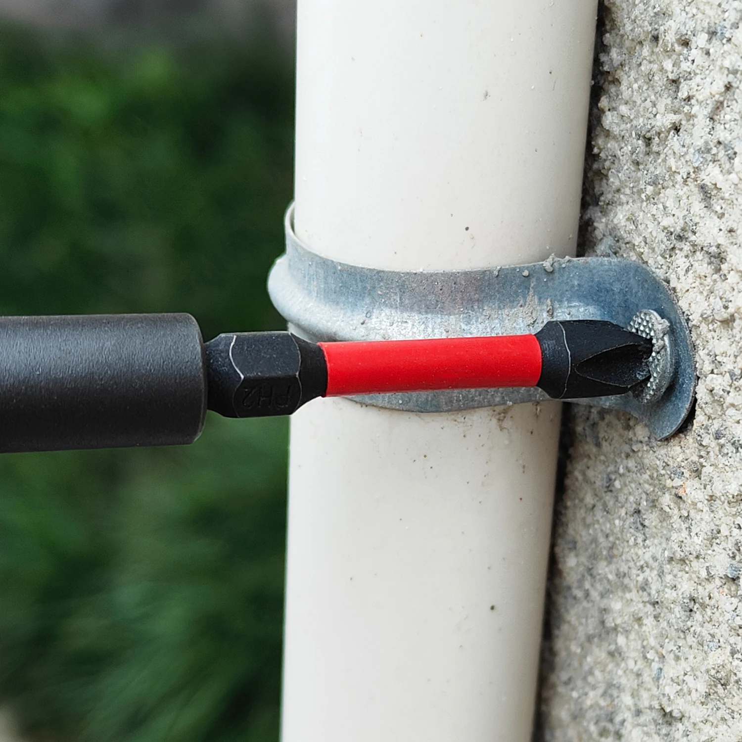 Hand Drill Bits Phillips Head Taiwan S2 Material 50MM Impact Screwdriver Bits With Red Color Ring