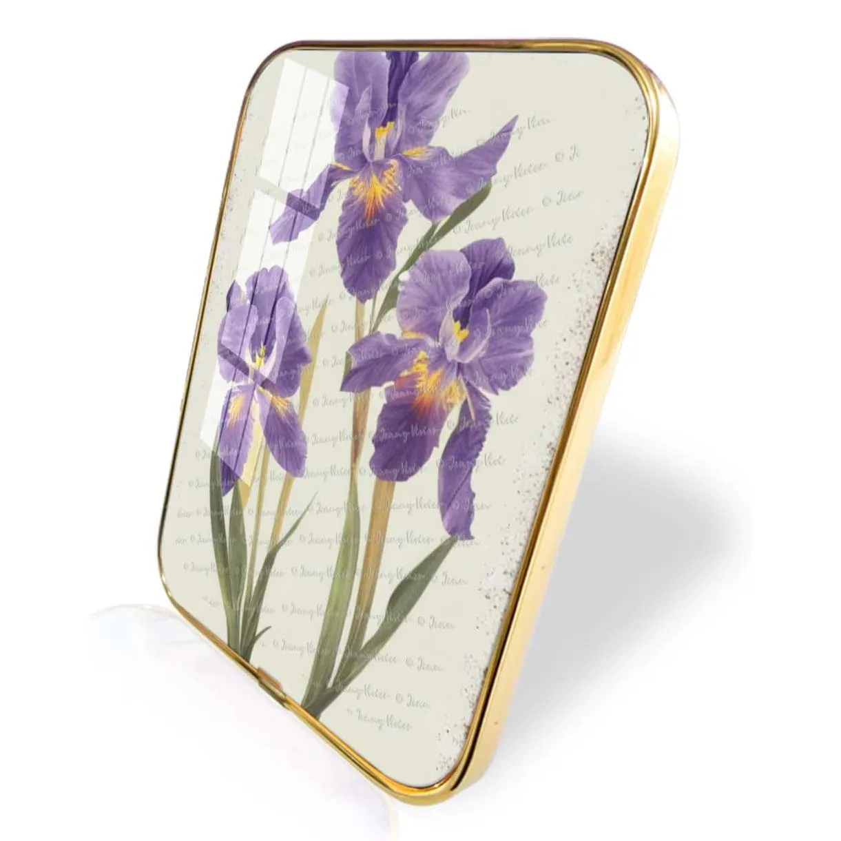 Blue Flower Drawing Canvas Handpainted Dragonfly DIY Frame Home Decoration Minimum Order 1 Piece Gift Painting Number