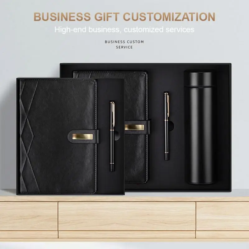 Custom Packages High Quality, Metal Crafts Christmas Gift Business Novelty Promotional Gift Set/