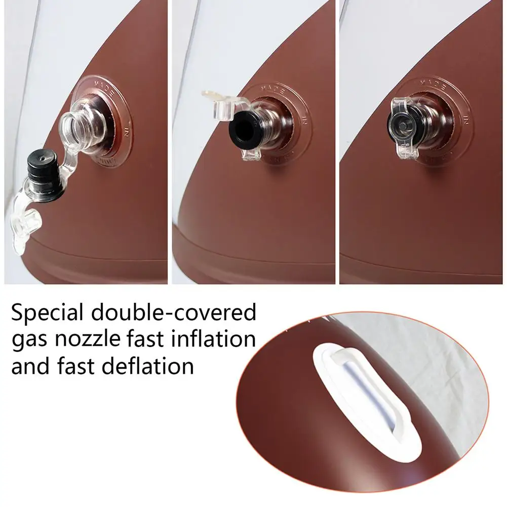 
2 in 1 multifunctional Inflatable Snow Tube with Handle Multi-functional Environmental Friendly Cold-resistant Inflatable Snow S 