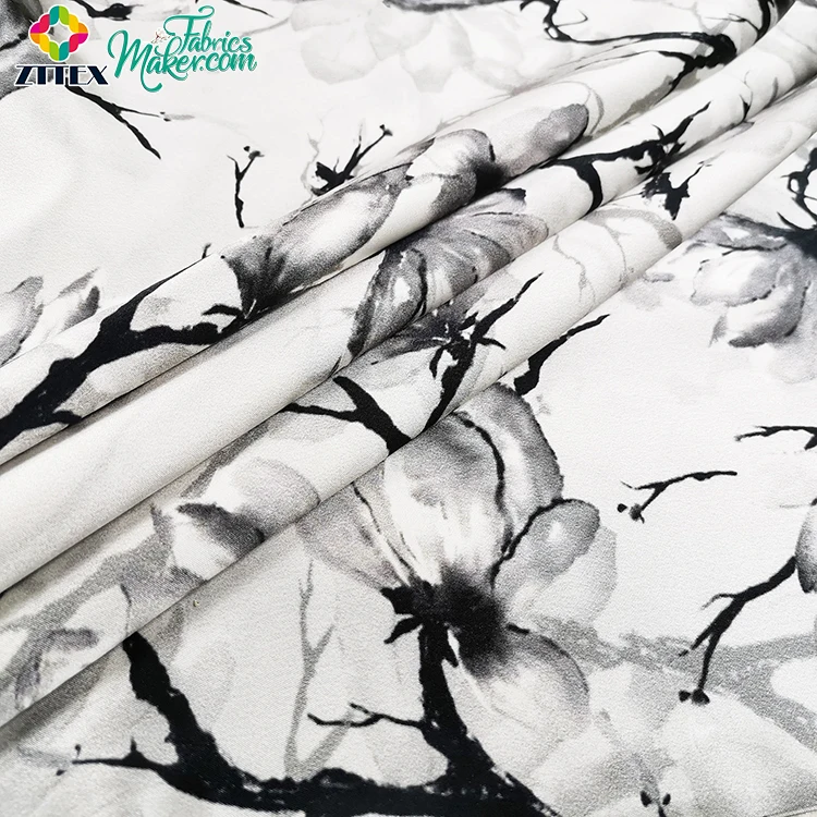 Quick Delivery ECO-friendly burnout silk velvet fabric