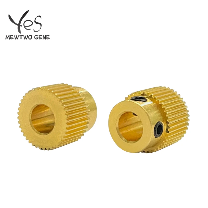 
Precision Casting customization 3D Printer Parts 40 teeth 1.75mm MK8 extruder Brass gear 