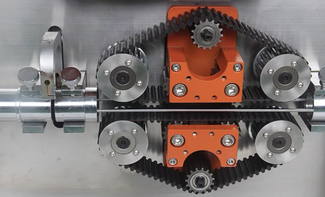 TMAX Fiberglass/Corrugated Pipe Heat Shrink Tube Alloy Strip Cutter Cutting Machine for Round Plastic Hose/Ripple