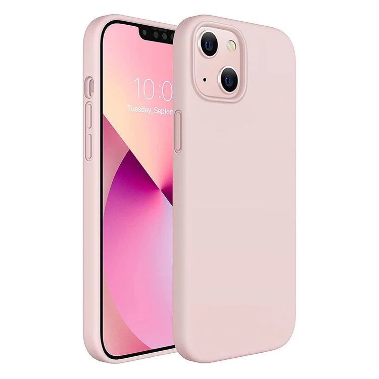 Dropshipping original liquid silicone case cover custom logo silicone phone case for iPhone 13 pro max