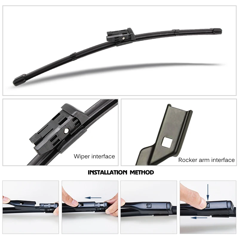 2022 Novel Design Metal Frame Chrome Material Winged Factory Wholesale Spcc Cold-rolled Car Wiper Blade