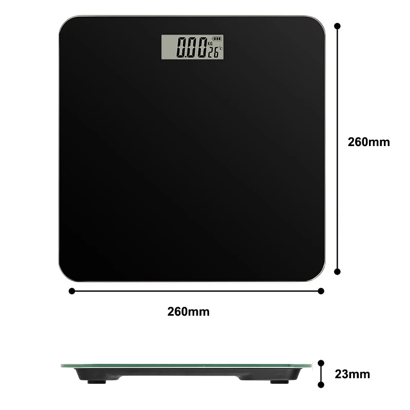 OEM ODM max 180kg 396lb hotel solid glass electronics Digital bathroom weight scales for human body
