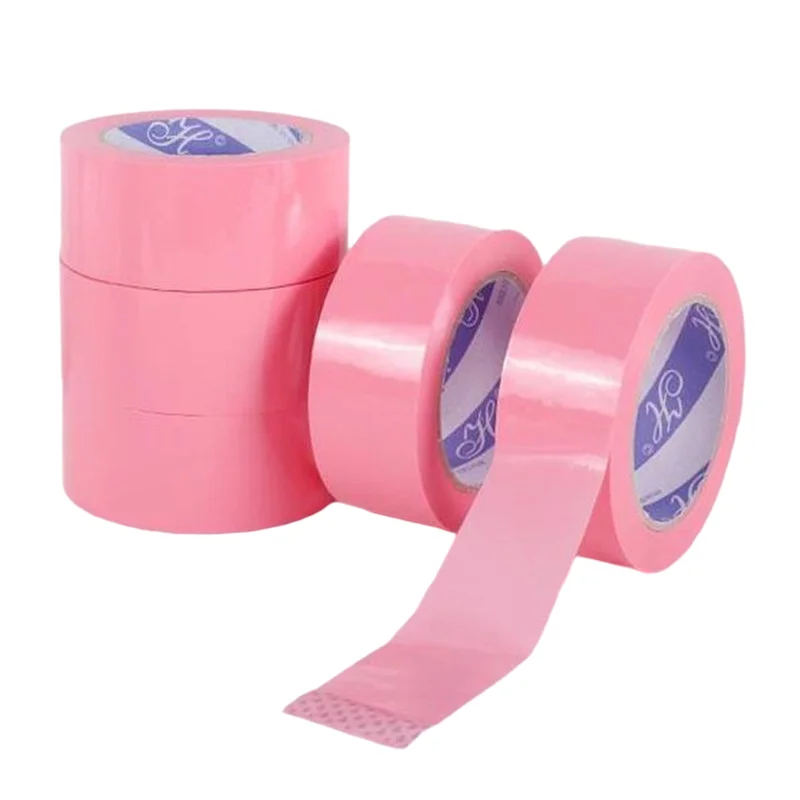 New style wholesale packaging cute pink transparent packaging tape