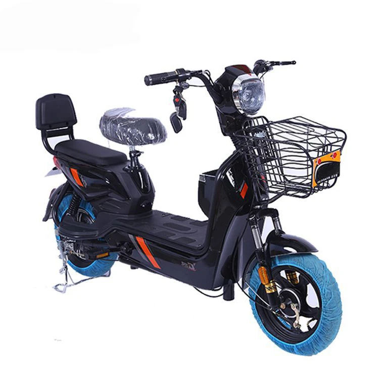 Factory Direct Sales 14 Inch Adult Electric City Bike 350W 48V LEAD ACID Battery Cheap Electric Scooter Bike