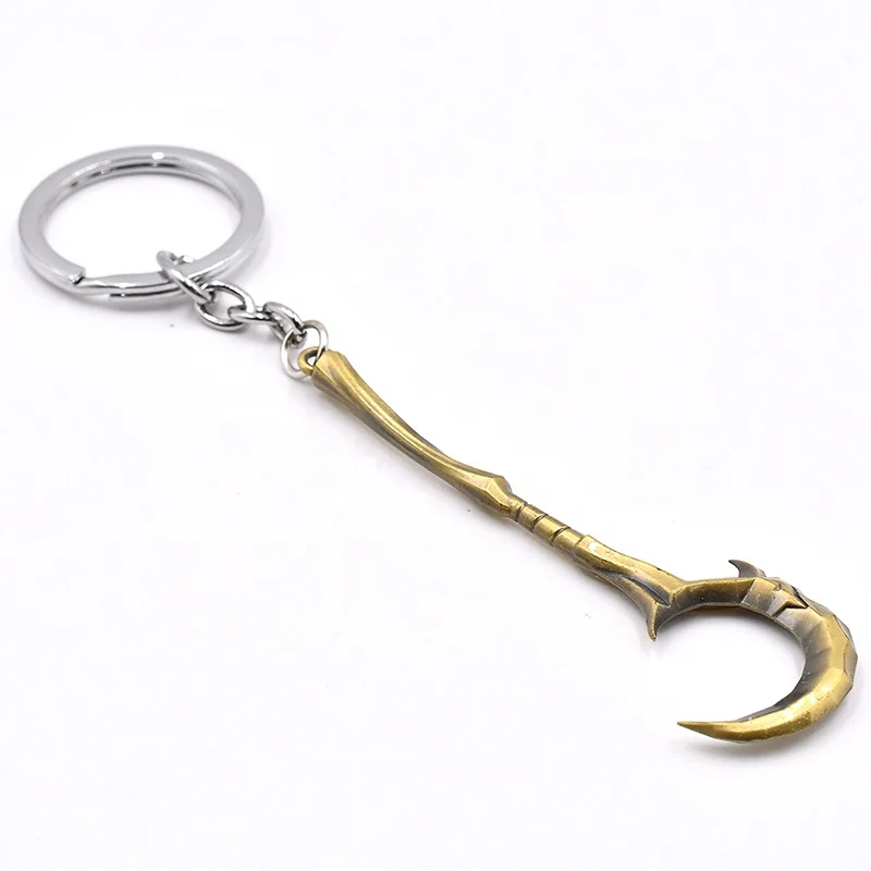 Factory Price Leagues of Legend Metal Alloy Keychain LOLs Toys Game Accessories Pendant For Cosplay