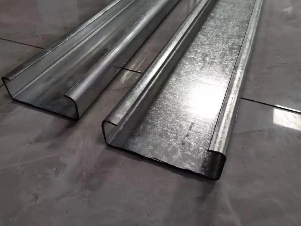 
High quality standard lipped c purlin c section c channel steel dimensions 