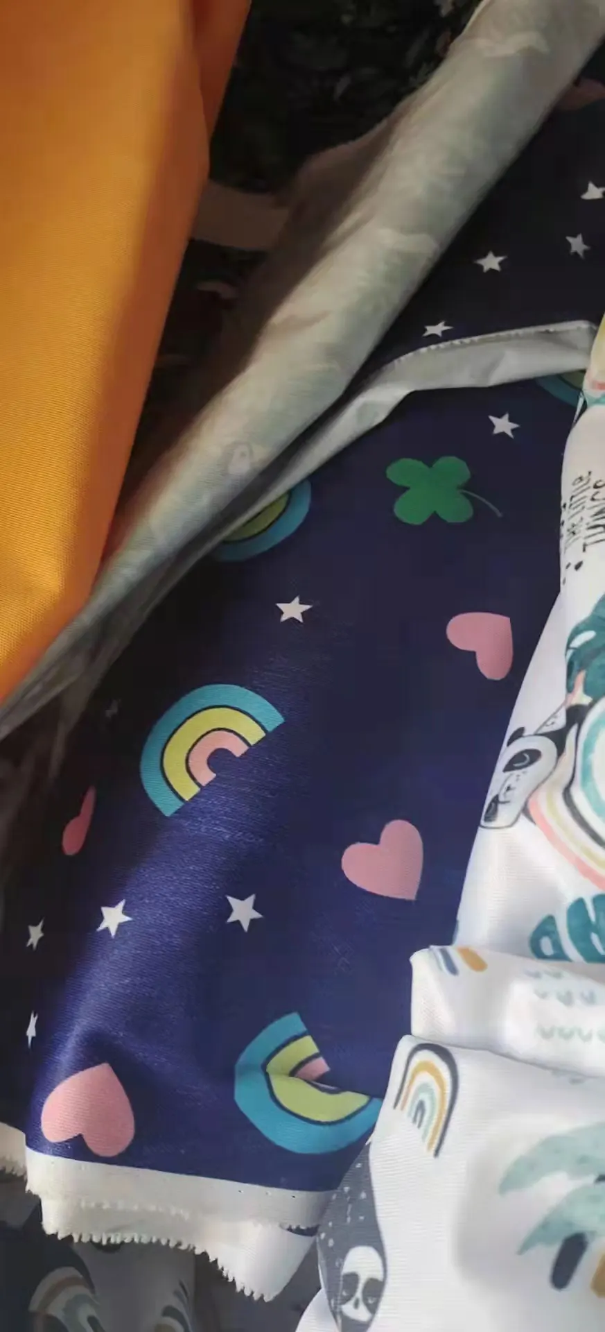 PUL  Polyester Interlock  TPU for Baby Cloth Diaper Nappy or DIY Fabric Material 1.5*1m Cloth diaper material no delamination