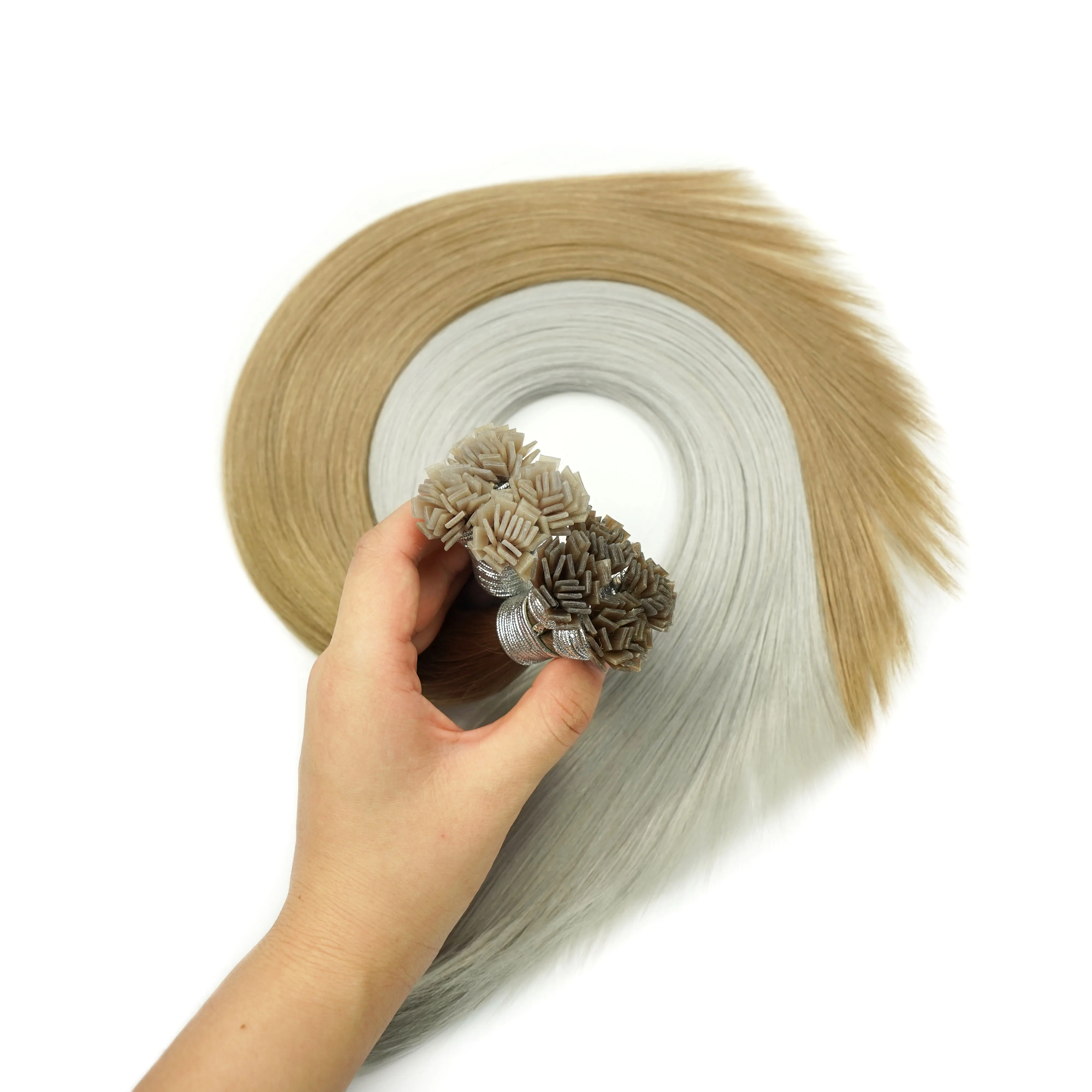 Double drawn full Cuticle Russian hair Genius wefts extension 12a grade Slavic hair stock hand tied weft 2.0