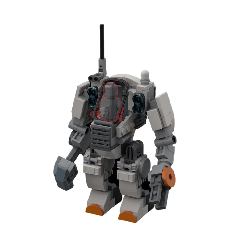 GoldMoc Bricks Toys MOC-171661 Beefed-up city space construction mech Model Education Building Blocks Toys