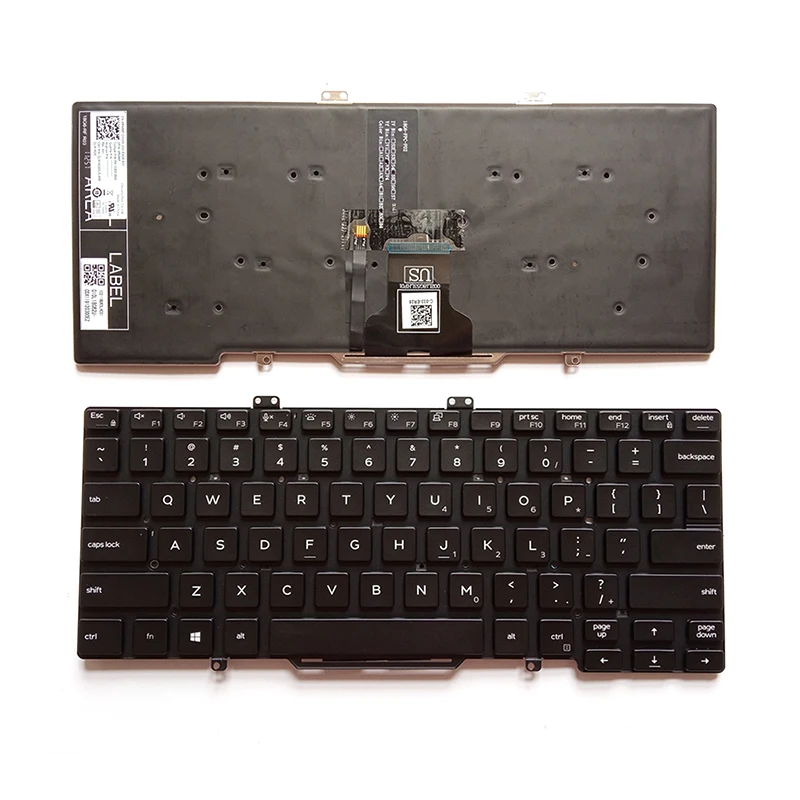 New US For Dell Latitude 7400 E7400 L3400 5400 Laptop Backlit Keyboard Replacement