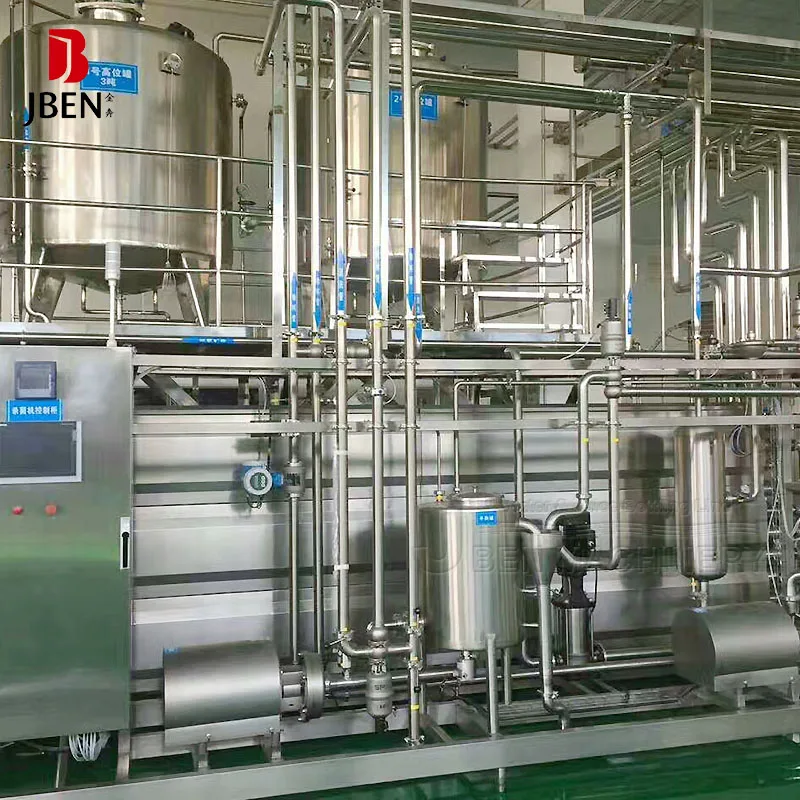 Complete UHT Milk Processing Packaging Plant Yogurt Production Line