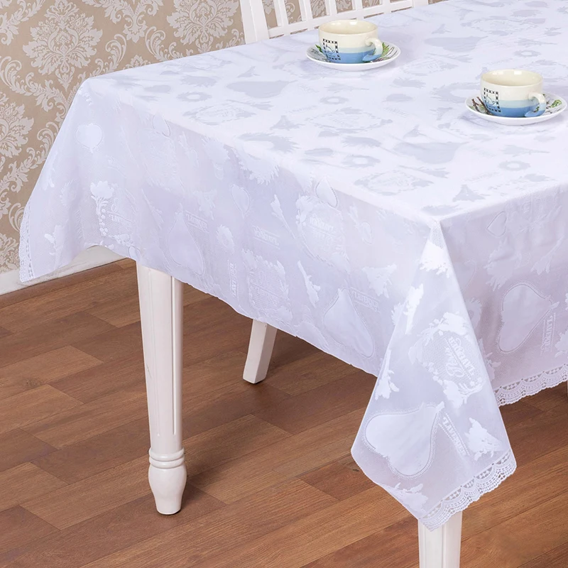 wholesale Household Home PVC Heart Tablecloths Print Roll Table Cloth
