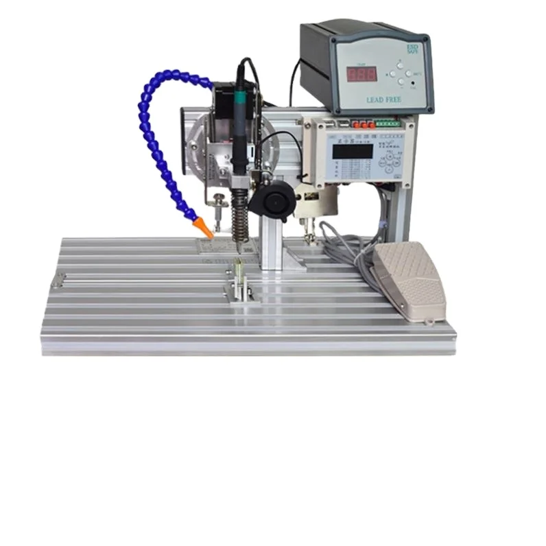 Automatic And Semi-automatic Treadle Type Tin Welder Soldering Machine  for Type C/ Aux/ USB / PCB /Led Lights Power Plug