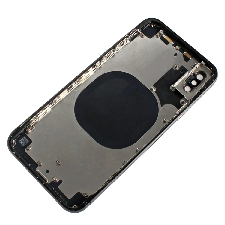 Черно-белый для iPhone X средняя рамка Корпус задняя крышка Стекло Замена