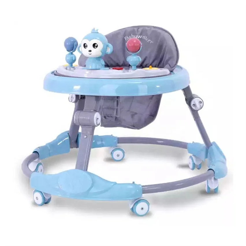 Children products gifts baby walkers for toddlers baby push walker 4 in 1 with wheels and seat baby activity walker
