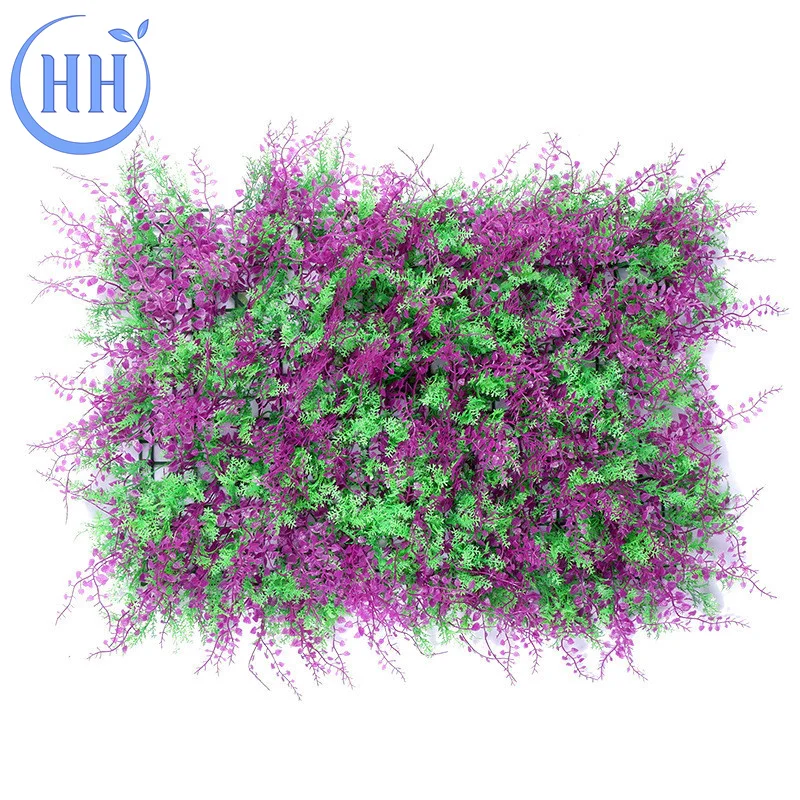UV Resistant Laurel Hedge for sale Artificial Hedge Panel Fence Vertical Green Grass wall orchid plants for decoration