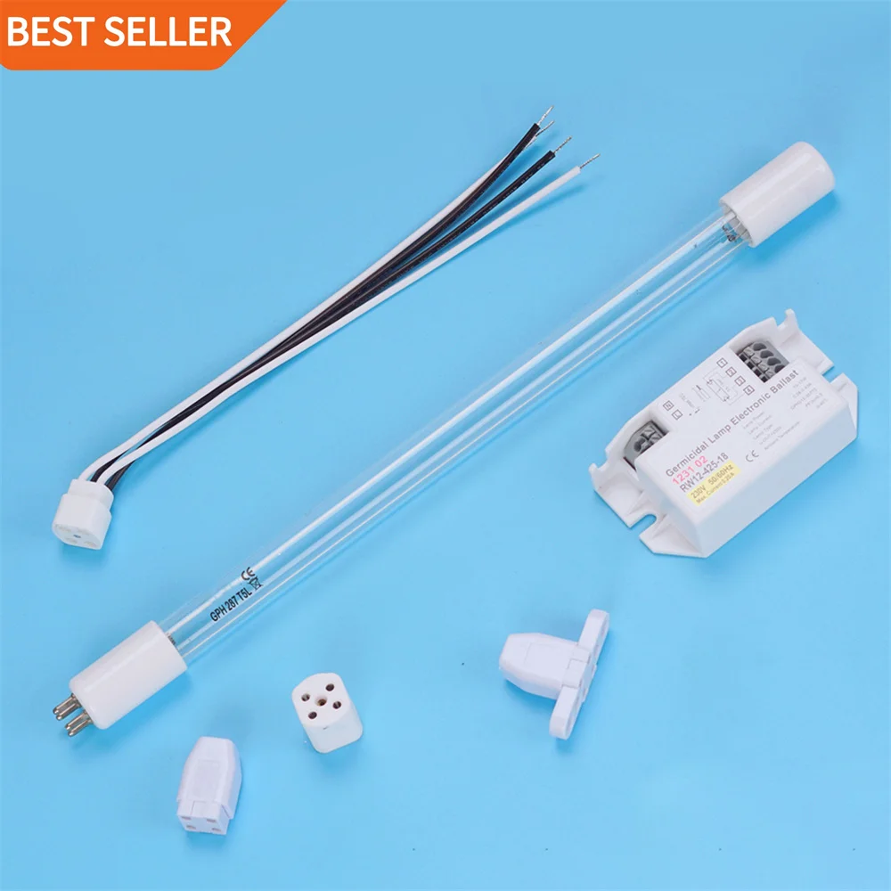 40W GPH843T5L/4P T5 4Pin Low Pressure Quartz sterile uv Amalgam Germicidal UVC Lamp with 13000 Hours Lifetime