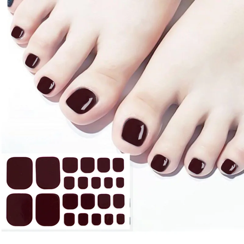 Guangzhou Yimart Toe Nail Stickers Gel Polish Nail Wrap Nail Art Stickers